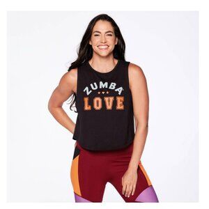 Large Zumba Love Muscle Tank - Black - NWT